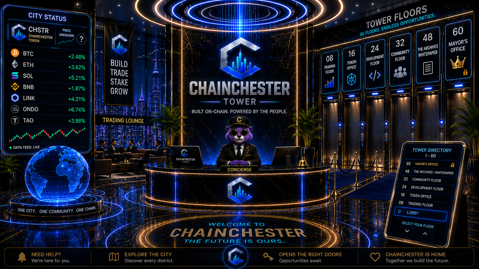 Chainchester Tower Lobby