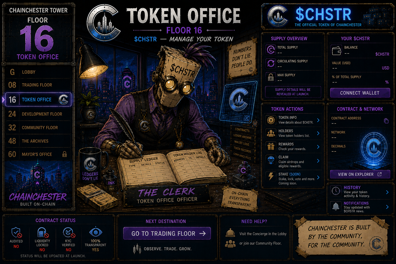 Chainchester Token Office Floor 16